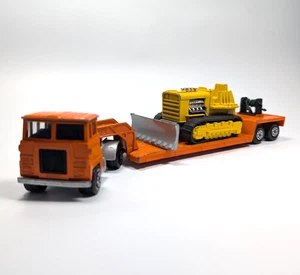 Matchbox Super Kings K-23 Low Loader - Scamell Tractor With Bulldozer 1973/74 - Bild 1 von 23