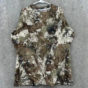 Cabelas  Shirt Mens Small Brown Green Strata Camo Long SLeeve Hunting Outdoor - Picture 1 of 9