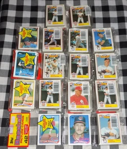 1989 Topps Baseball Rack Pack 15 Packs - Picture 1 of 1