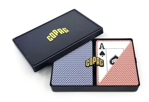 Export Design 100% Plastic Playing Cards, Poker Size (Standard) Jumbo Index R... - Picture 1 of 8