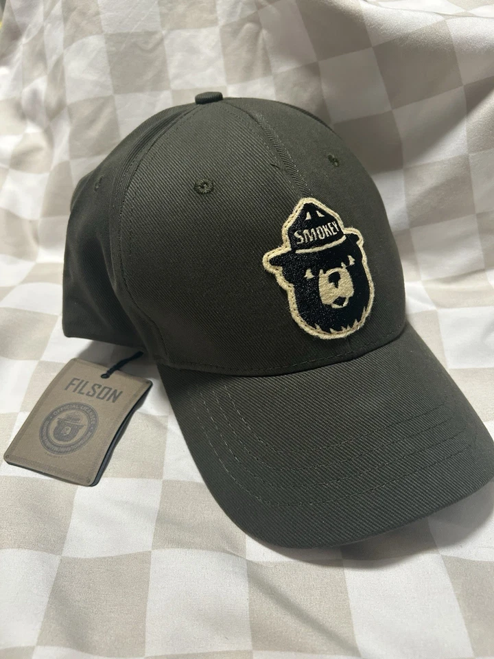 Filson Smokey Bear Limited Edition 75th Anniversary Cap - New With Tags USA - Image 1 of 4