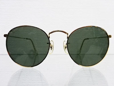 Discontinued Good Condition B L 50mm Round Metal USA Ray Ban W0603 RAYBAN Bausch - image 1 of 4