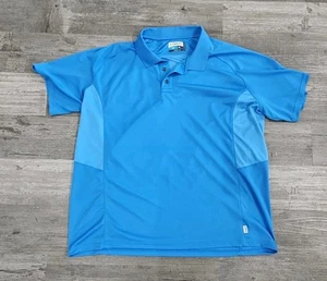 Mens 2XL Fish Gear Polo Magellan Outdoor Classic Fit Moisture Wicking Brite Blue - Picture 1 of 12