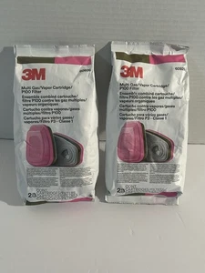 3M Multi Gas/Vapor Cartridges /P100 Filter -60926 EXP 04/2030 50pk - Picture 1 of 1