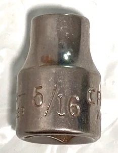 CRAFTSMAN TOOLS USA G144329, 3/8" DRIVE, 5/16" SOCKET, SHALLOW, 12 POINT *NOS* - Picture 1 of 9