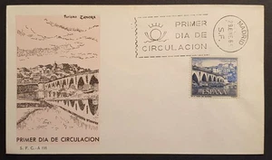RARE CACHET Spain stamps 1965 First Day Cover Vista de Zamora - Picture 1 of 2