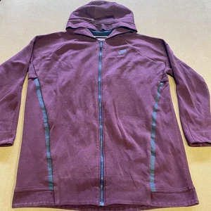 Nike Hoodie Mens XL Purple Full Zip Tech Fleece Sweatshirt Pocket Athletic - Picture 1 of 13