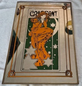Alphonse Mucha Art Nouveau Crissant Framed Mirror - Picture 1 of 3