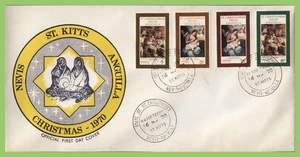 St Christopher Nevis Anguilla 1970 Christmas  First Day Cover - Picture 1 of 1