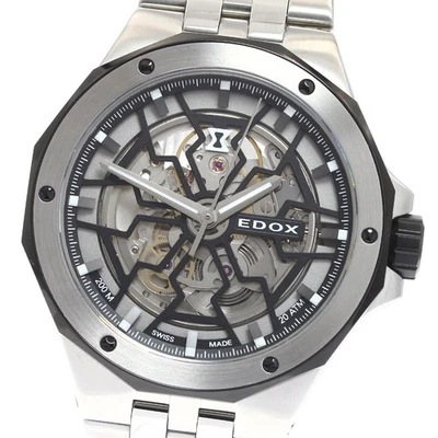 Reloj automático para hombre EDOX Delphine Original Meccano 85303 esfera esquelética_913657 Foto 1 de 4