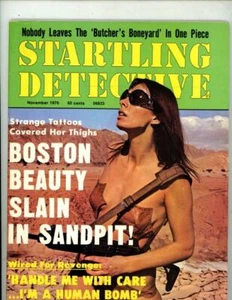 Startling Detective" November 1976 Sexy Leather Top Mad Max Cover - Picture 1 of 1