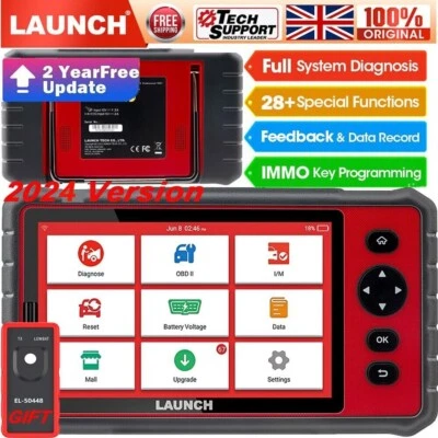 LAUNCH X431 CRP909E PRO Car OBD2 Scanner Full System Diagnostic Tool Code Reader - Image 1 of 4
