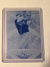2023 Bowman Jonathan Aranda RC Rookie Cyan Printing Plate 1/1 - RAYS