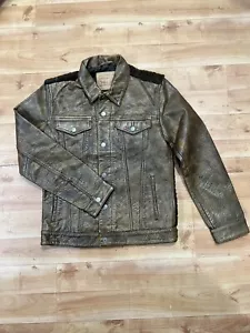 Levi’s Leather Jacket For Men Size M - Picture 1 of 8