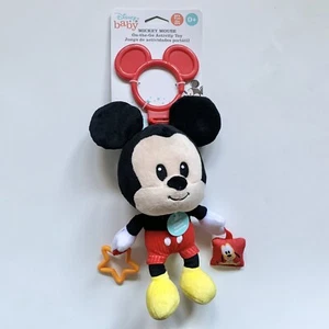 Disney Baby Mickey Mouse On The Go Activity Toy Crinkle Jingle Teether Plush NEW - Picture 1 of 12