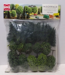Busch Mischwald HO 6490 35 Firs & Deciduous Trees 2003 Pack 011625WT2 - Imagen 1 de 2