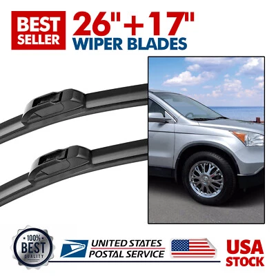 Limpiaparabrisas calidad OEM U 2 PIEZAS para Nissan Sentra 2007-2012 26" y 17" Foto 1 de 4