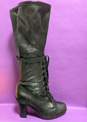 Faryl Robin Charlotte Super Sexy Knee-High Boots Women's Size 7 Black 😍 - Image 1 of 4