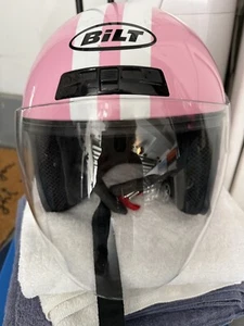 Bilt Motorcycle Helmet Womens Medium DOT Full Face Shield - Picture 1 of 4