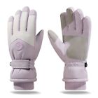 Waterproof Women Plush Gloves Full Finger Snow Gloves  Winter Warm