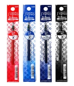 5x Uni-ball SIGNO DX Refills 0.5mm Blue Black Red Fine UMR-1 UM151 Pen Cheap Set - Picture 1 of 5