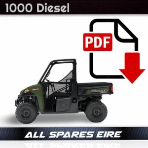 POLARIS RANGER 100D DIESEL TECHNICIANS WORKSHOP SERVICE REPAIR MANUAL (DOWNLOAD) - Picture 1 of 8