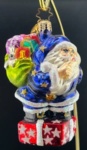 CHRISTOPHER RADKO SECRET SANTA JR. ORNAMENT - Picture 1 of 2