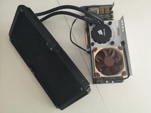 Gigabyte GTX 1080 Ti mit Hybrid-Kühlung (Corsair H110 + NZXT Kraken G12) - Bild 1 von 6