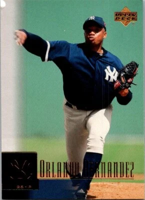 2001 Upper Deck Orlando Hernandez    #145 New York Yankees Near Mint - Image 1 of 2