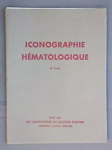 Iconographie hématologique - 10 fiches de la 6e série - Publicités Labo Plantier - Foto 1 di 2
