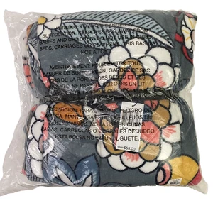 Vera Bradley Throw Blanket Tropical Evening 80" x 50" Floral Soft 12408-N09 NWT - Picture 1 of 8