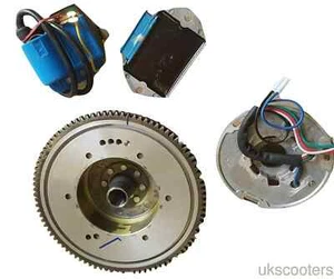 KIT De Encendido Electrónico VESPA 12V Con Arranque Eléctrico Batería LML PX - Imagen 1 de 6