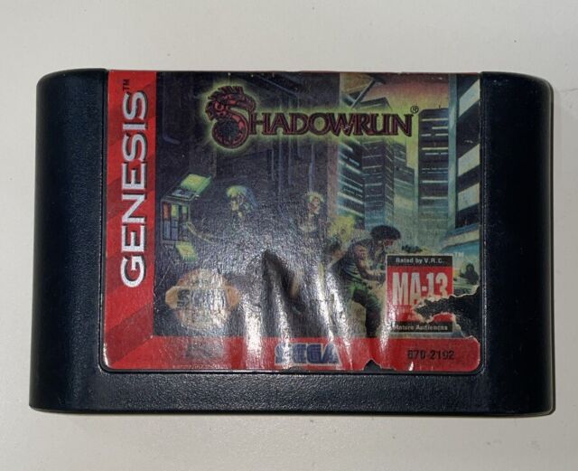 SHADOWRUN Shadow Run Sega Genesis Action/RPG Sealed