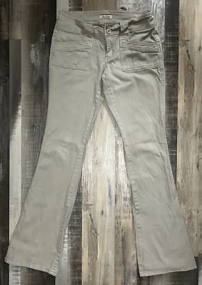 Pantalones acampanados vintage Y2K verano Boho Be Bop para mujer talla 5 Foto 1 de 4