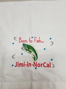 Angeln Forelle Fisch Kissenbezug-Fan-Baseball bestickt Kissenbezug-KOSTENLOSER VERSAND - Bild 1 von 12