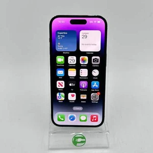 Factory Unlocked Apple iPhone 14 Pro eSIM 1TB Deep Purple MQ303LL/A - Picture 1 of 11