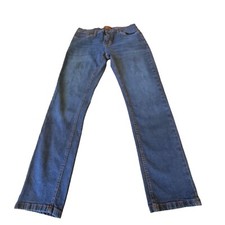 Copper & Oak Jeans Mens 34x30 Blue Denim Slim Straight Leg Medium Wash Stretch