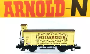 Arnold 4267-10, Ged. Güterwagen "Schladerer ", DB, Epoche IV, top, ohne VP - Bild 1 von 7