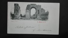 PORTA CAPUA Santa Maria Capua Vetere viaggiata primi 900 Caserta Arco Adriano
