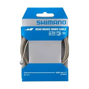 SHIMANO STAINLESS STEEL ROAD BRAKE INNER CABLE TANDEM LONG 1.6mm x 3500mm BIKE - Picture 1 of 3