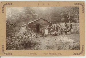 Construcción de cabina de Canadian Pacific Railway Canada J.F. Tarjeta de gabinete de cocina 6X8 - Imagen 1 de 1