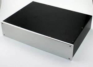 Caja de amplificador de potencia WA47 de aluminio completo Caja de preamplificador de bricolaje 425x92x310mm - Imagen 1 de 4