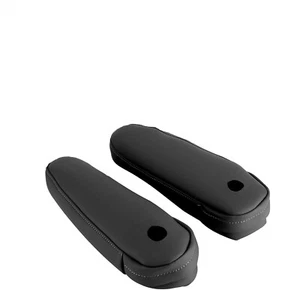 2PCS Black Leather Seat Armrest Cover W/ Zipper Design Fit 03-09 RX300 330 350 - Foto 1 di 6