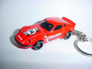 HOT 3D RED NISSAN FAIRLADY Z CUSTOM KEYCHAIN keyring key RACER nismo hot wheels - Picture 1 of 4