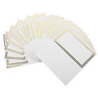 100 Pcs Hot Stamping And Silvering Table Cards Reception Tent Numbers Seat