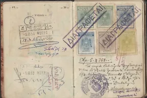LIBANON - ÄGYPTEN - GRIECHENLAND - TÜRKEI Menge konsularische Umsatzmarken 1950er Jahre - Bild 1 von 12