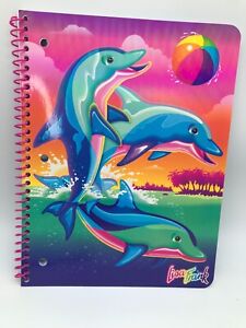 Lisa Frank Sparkle SPIRAL NOTEBOOK HAPPY BIRTHDAY DANCING DOLPHINS NEW