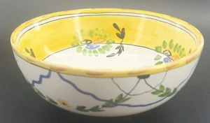 Vintage Hand Made & Painted Painted Signed Decorative Bowl Fatima Portugal 5 1/2 - Picture 1 of 4