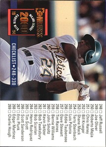 1994 Donruss Baseball #290 Rickey Henderson CL