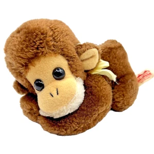 Vintage Animal Fair Monkey 6" Stuffed Animal Baby Chimp Plush Made In Korea - Picture 1 of 4